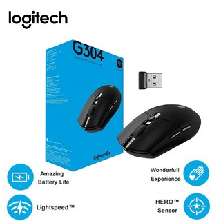 โลจิเทค G304 Wireless Gaming Mouse เมาส์สำหรับเล่นเกม With Lightspeed