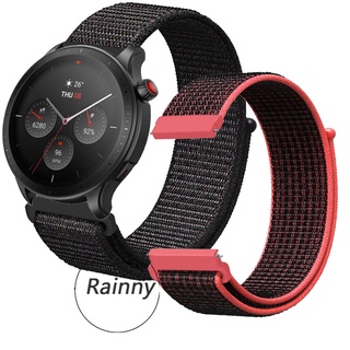 สายนาฬิกาข้อมือไนล่อน แบบเปลี่ยน สําหรับ Amazfit GTR 4 Amazfit GTR4 WatchBand