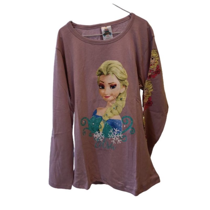 เสื้อยืด GIRL LONG SLEEVE FROZEN : 8YEAR ถึง 14YEAR