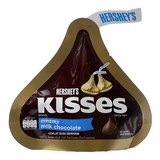 เฮอร์ชี่ส์คิสเซสช็อกโกแลตนม 82กรัม Hersheys Kisses Milk Chocolate 82g.