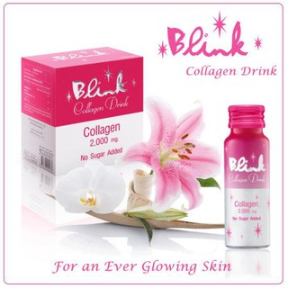 Blink Collagen Peptide Drink 2000mg. บริ๊งค์ คอลลาเจน เปปไทด์ 2000มก. 50ml. x 6ขวด