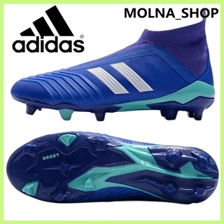 【IN STOCK】Adidas Predator 18+x Pogba FGรองเท้าฟุตบอลผู้ใหญ่ รองเท้าสตั๊ด คุณภาพสูง รองเท้าฟุตบอลอาชีพรองเท้าผ้าใบเดินทาง