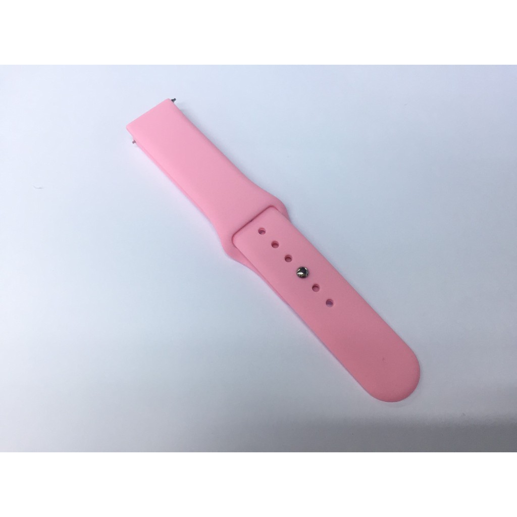 สายยางซิริโคน  สายสมาร์ทวอร์ช20mm. สำหรับ garmin huawei T2 P80 P70 P8 Y7 CK23 Y10 Y20 F35และอื่นๆที่