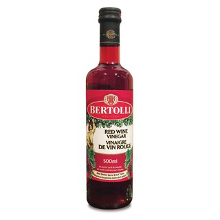 Bertolli Wine Vinegar 500ml เบอร์ทอลลี่ น้ำส้มสายชูหมัก 500 ml มี 2 รส หมักจากไวน์แดง และ หมักจากไวน์ขาว