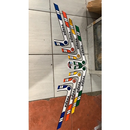 สติ๊กเกอร์ VESPA SUPER SPRINT | สติ๊กเกอร์ VESPA TEMPONG