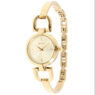 ใหม่ แท้ 100% DKNY Round Gold Half-Bangle Womens Watch 

นาฬิกาแบรนด์เนม นาฬิกาข้อมือ