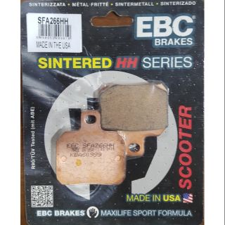 ผ้าเบรค EBC Brakes รุ่น HH sintered  / สำหรับคาลิปเปอร์ Brembo ปักข้าง ปั๊มด้วง รถ scooter ไม่เกิน 300cc.