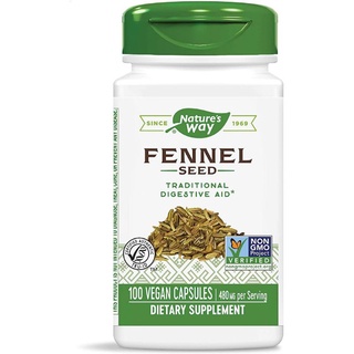 วิตามิน Natures Way Fennel Seed 480 mg 100 Capsules