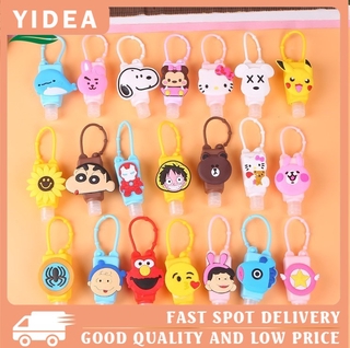 【YIDEA】ชุดขวดซิลิโคน ลายการ์ตูนไอรอนแมน สไปเดอร์แมน มาร์เวล ขนาด 30 มล. สําหรับใส่เจลล้างมือ