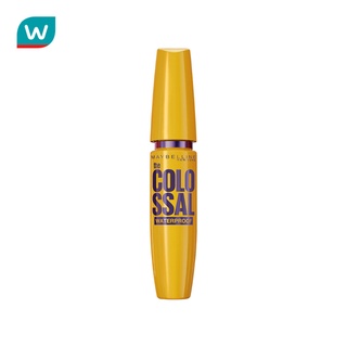 Maybelline เมย์เบลลีน นิวยอร์ก โคลอสซอล สูตรกันน้ำ สีดำ 9.2 …