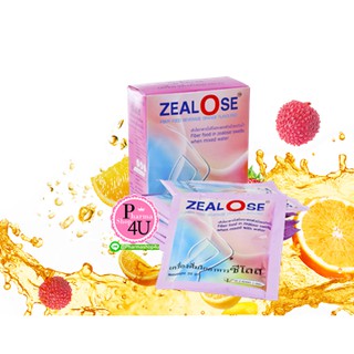 ZEALOSE FIBER เครื่องดื่มใยอาหารซีโลส 1 กล่องมี 6 ซอง ไฟเบอรืจากธรรมชาติ