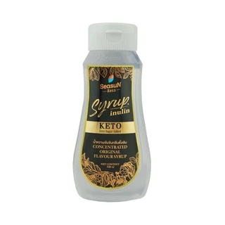 ไซรัปหญ้าหวานสูตร KETO กลิ่นธรรมชาติ ตราสีสรร ขนาด 320 ml.
