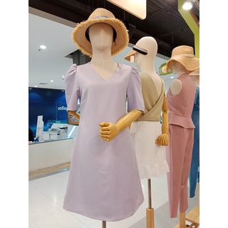 Anne Clothing "Seolmun Dress" เดรสเรียบหรู ลุคคุณหนูสุดน่ารัก พารอดทุกงาน จีบแขนพองสวยบริเวณหัวไหล่สุดน่ารัก