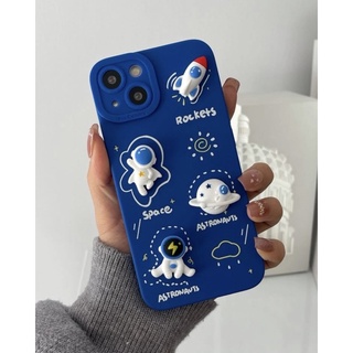 พร้อมส่ง! เคสโทรศัพท์ 3D ลายการ์ตูนนักบินอวกาศ 👩🏻‍🚀🧑🏾‍🚀🪐