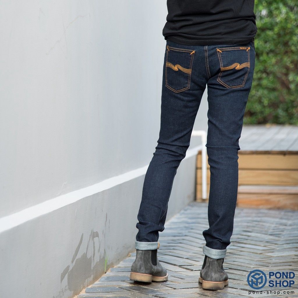 skinny lin rinse selvage stretch