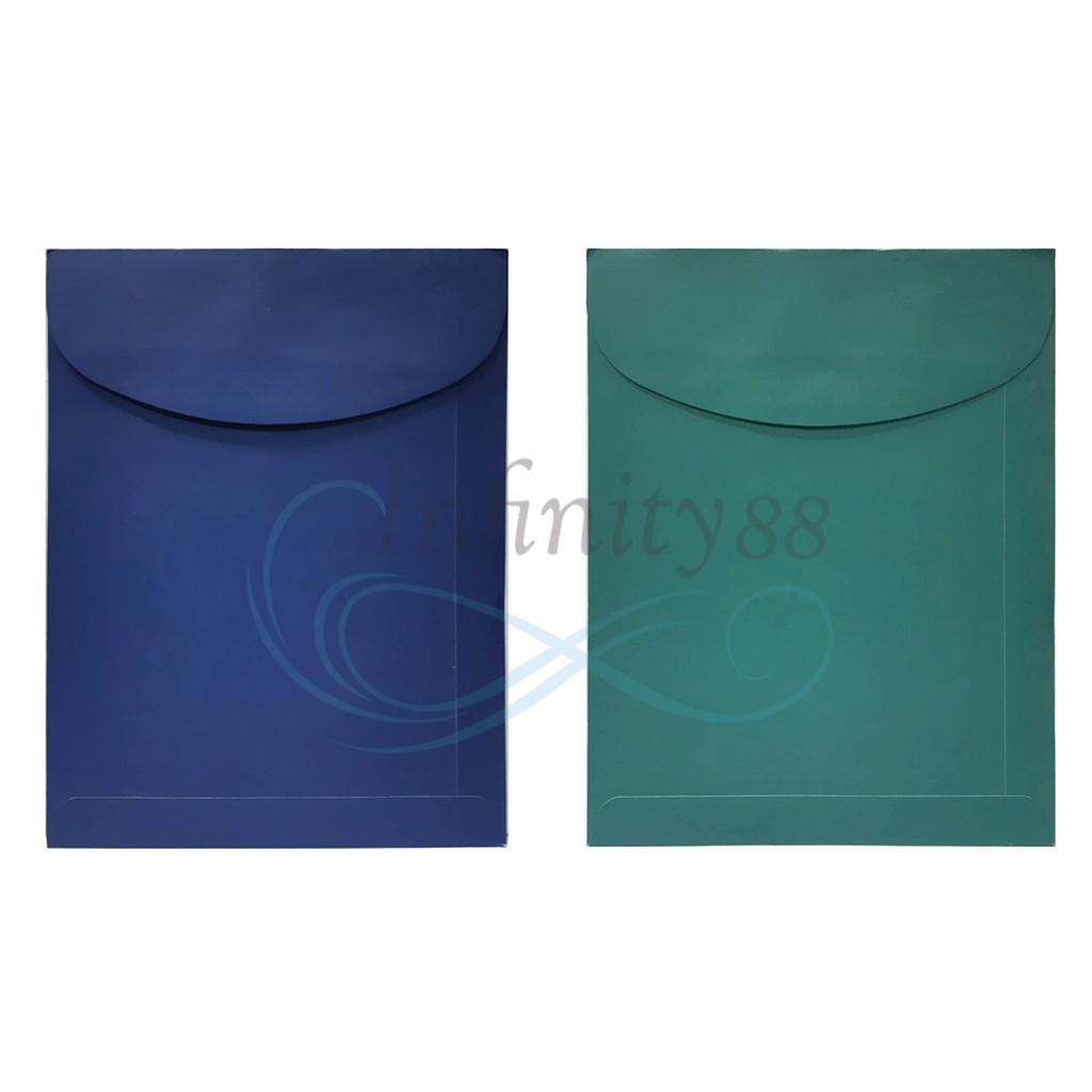 ซองใส่การ์ด 6.5x8.5 นิ้ว ฝามน (50 ซอง) การ์ดแต่งงาน การ์ดเชิญ จดหมาย