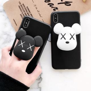 เคสโทรศัพท์มือถือลายการ์ตูนหมีสําหรับ Vivo V 5 V 7 Plus V 9 V 11 I V 11 V 15 Pro Y 66 Y 67 Y 75 Y 85 Y 79 S 1กรณี