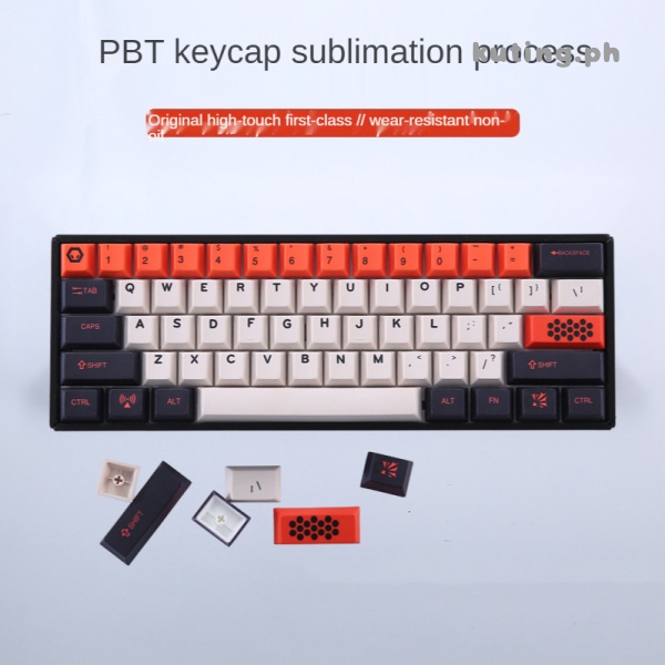 PBT Genshin Impact Keycap Raiden General Baal แป้นพิมพ์เครื่องกล Keycap ...