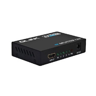 G-Link HDMI SPLITTER 1:4 Port (แยกสัญญาณ1ออก4) รุ่น GLSP-013 (4K , FullHD 1080p)