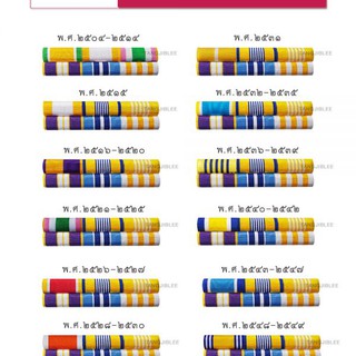 แพรแถบประดับตามปีเกิด งานผ้าแพร(ผู้หญิง) (รุ่น ปี 2562)