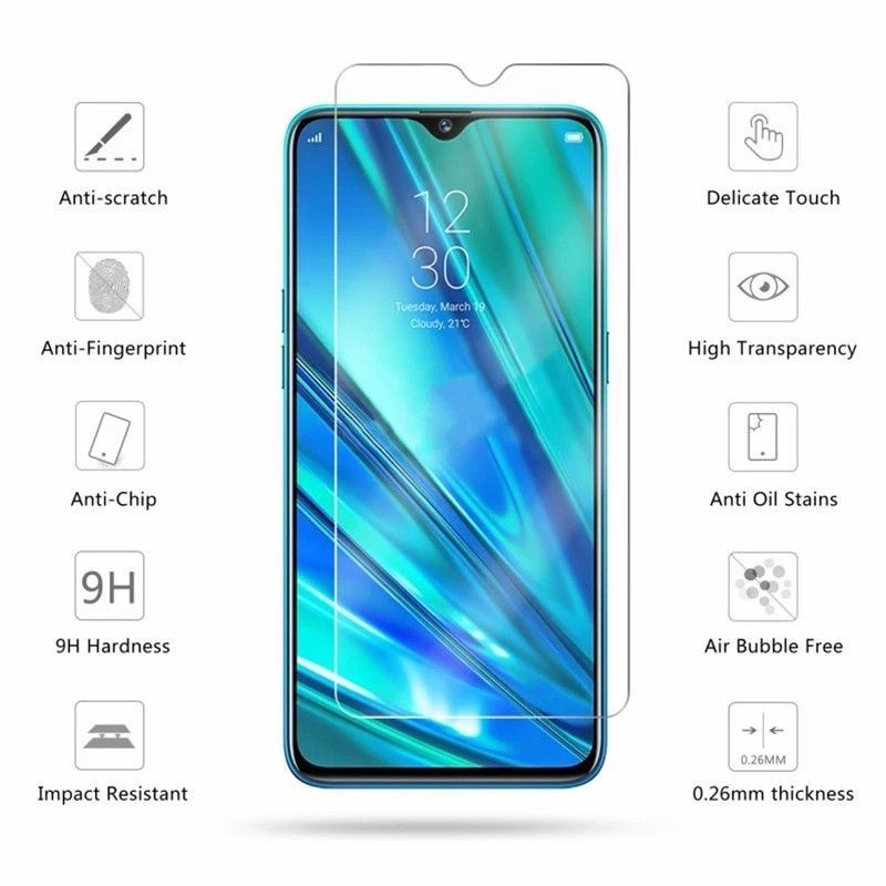 REALME GT NEO 3/GT NEO 2/GT NEO/GT 9H TRANSPARENT TEMPERED GLASS SCREEN PROTECTOR