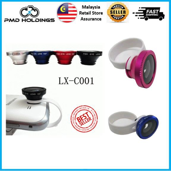 LX-C001 Universal Fish Eye Lens180 องศาสําหรับสมาร์ทโฟน