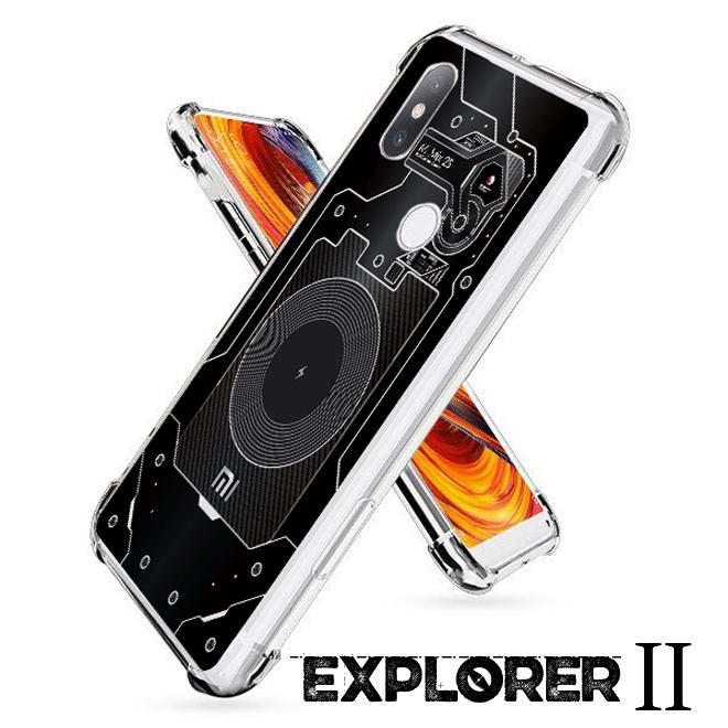 เคส สำหรับ Xiaomi Mi Mix 2S [Explorer II Series] 3D Anti-Shock Protection TPU Case