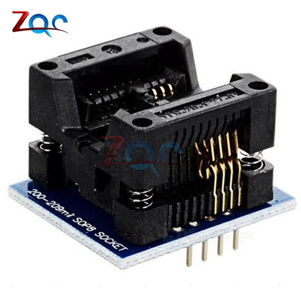 Soic8 SOP8 เป็น DIP8 EZ อะแดปเตอร์แปลงซ็อกเก็ตโปรแกรมเมอร์