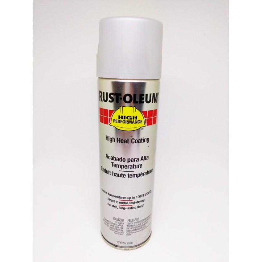 สีทนความร้อน Rust-oleum HIGH PERFORMANCE ขนาด 600 Ml.สีบรอนเงิน ...