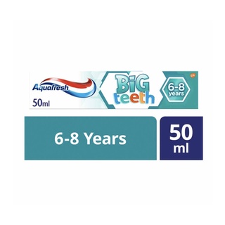 Aquafresh Big Teeth ยาสีฟันสำหรับเด็กอายุ 6-8ปี