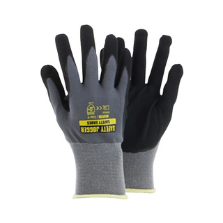 ราคาพิเศษ!! ถุงมือยาง SAFETY JOGGER รุ่น Allflex ขนาด XL สีเทา - ดำ Hand &amp; Arm Protection