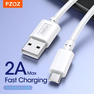 Pzoz สายชาร์จ Micro usb สายชาร์จเร็ว Microusb Micro usb สําหรับ Samsung Xiaomi Redmi oppo Android สายเคเบิลโทรศัพท์