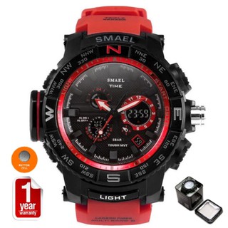 SMAEL นาฬิกาข้อมือผู้ชาย Sport Digital LED รุ่น SM1531 (Red)