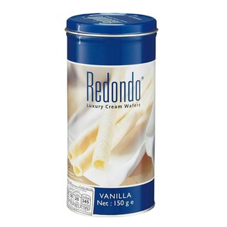 Redondo  รีดอนโด้ เวเฟอร์ไส้ครีมวานิลลา 150ก.แพ็ค2ชิ้น******  รายละเอียดสินค้า  เวเฟอร์บางกรอบ เคี้ยวสนุก