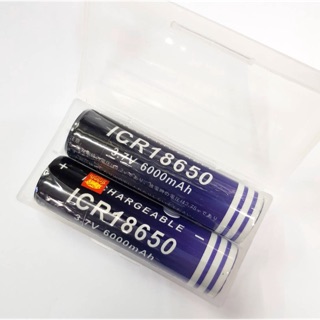 ถ่านชาร์จ Nexcell ICR18650 6000mAh 3.7V 2ก้อน