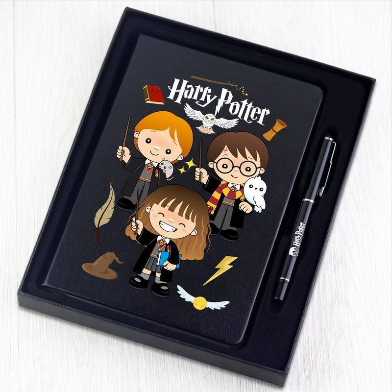 สมุดโน้ตไดอารี่ ลาย Harry Potter Hermione Ron Hogwarts ของขวัญ สําหรับนักเรียน