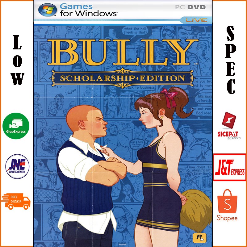 Bully SCHOLARSHIP EDITION GAME PC GAMES อุปกรณ์เกมอิเล็กทรอนิกส์ CD DVD สําหรับแล็ปท็อปคอมพิวเตอร์แล