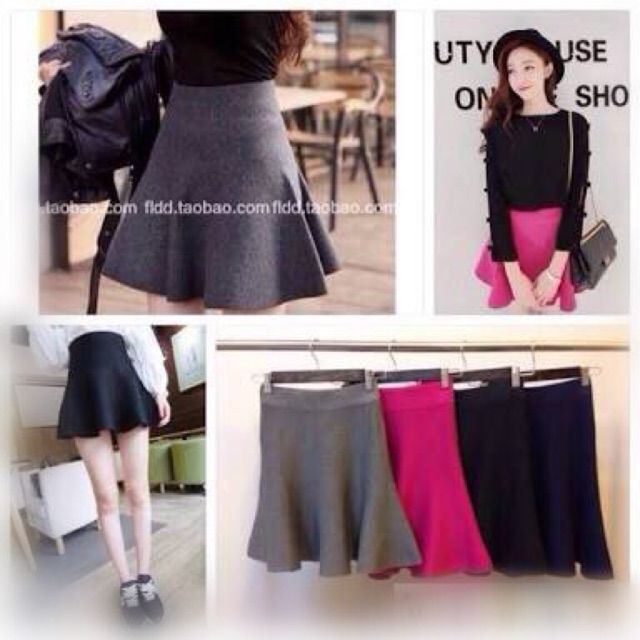 สินค้าพร้อมส่ง กระโปรงไหมพรมสวิงหางปลา​ ทรงสวย​ ขายดี #สินค้าพร้อมส่ง