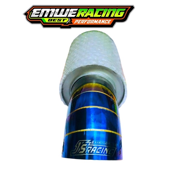 JS Racing Blue Exhaust สําหรับรถลึก JS Racing Blue Worm