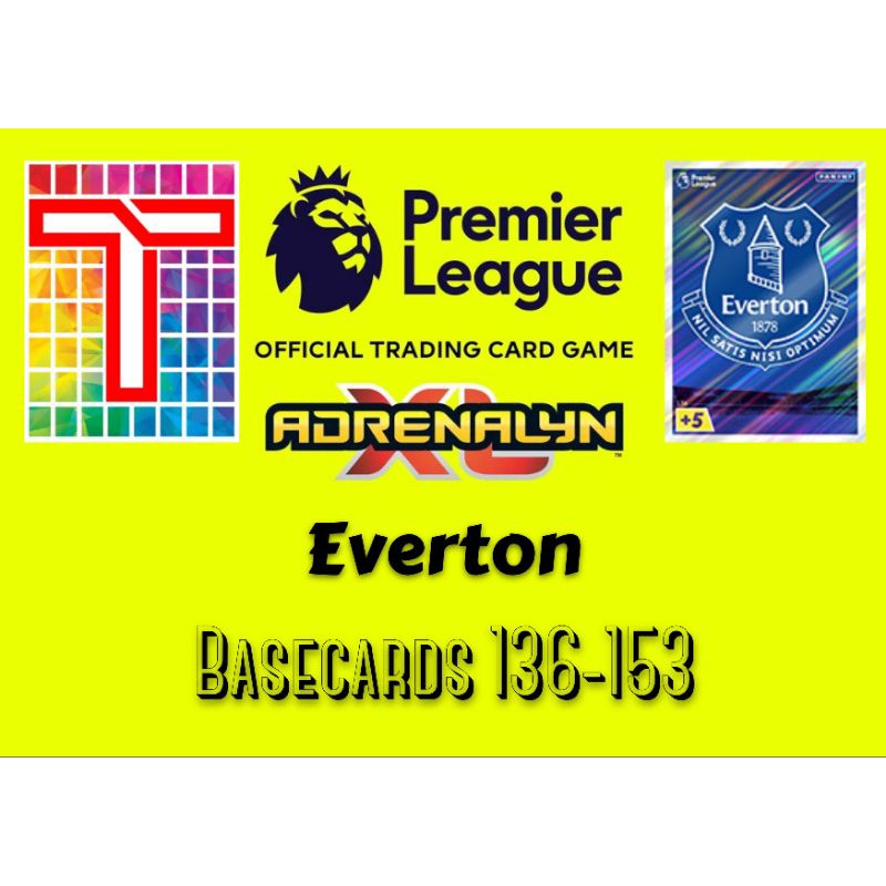 Panini Adrenalyn XL 22/23 Premier League Everton Basecards เบสการ์ด