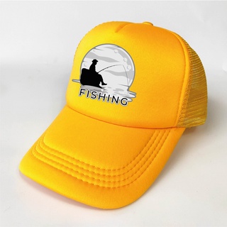 หมวกตกปลา คนตกปลา Fishing ใส่สวย หล่อ เท่ ได้ปลาใหญ่ หมวกแก๊ป Cap หมวกตาข่าย ระบายอากาศ สินค้าราคาพิเศษ