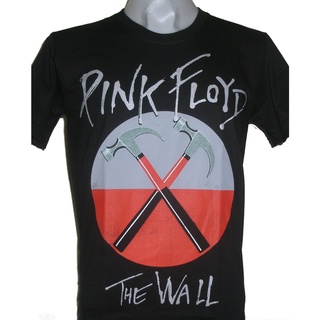 เสื้อวง Pink Floyd เสื้อยืด เสื้อดำ วงดนตรี วงร็อค กันส์แอนด์โรสเซส Pink Floyd Heavy Metal Rock Band Tour T-shirt