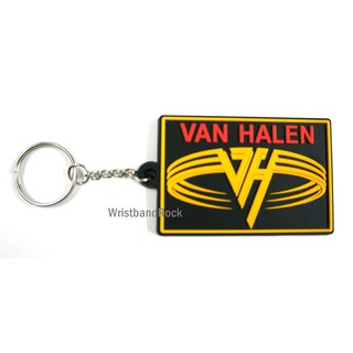 VAN HALEN พวงกุญแจ ยาง เท่ๆ  แวนแฮเลน ร็อค พังค์ เมทัล พร้อมส่ง VHN267