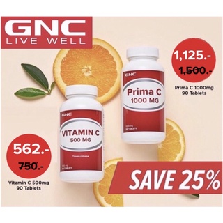 vitamin C🇺🇸😷GNC Vitamin C 500mg /1000mg ผลิตภัณฑ์เสริมอาหารจากอเมริกา