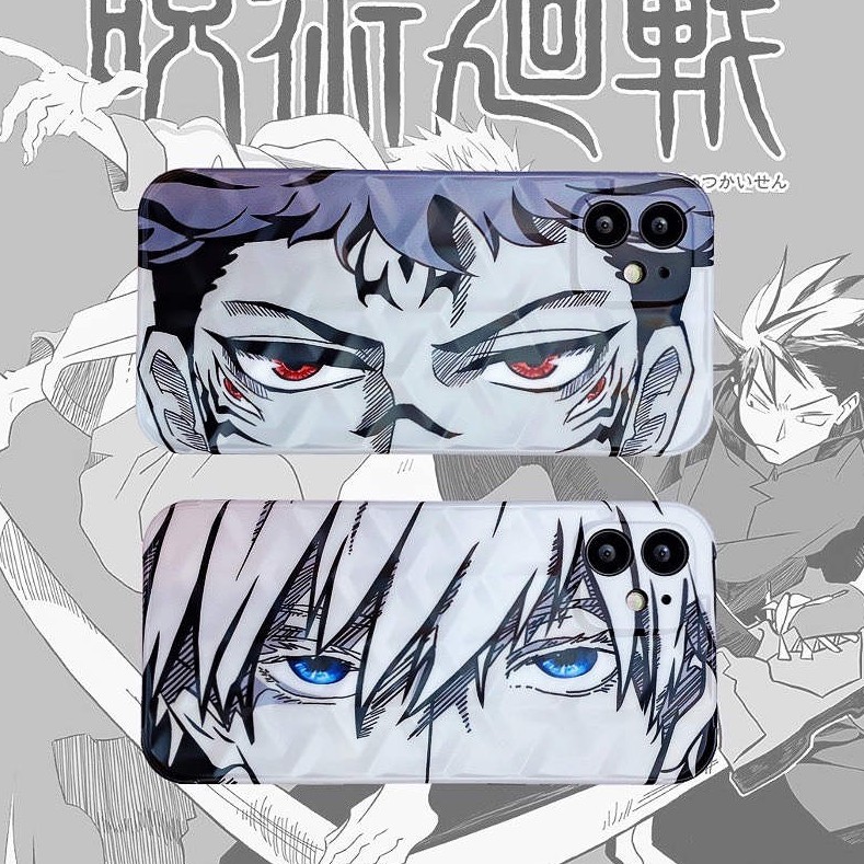 แฟชั่น Japanese anime Jujutsu Kaisen เคส iPhone 13 pro max 12 pro max 12 pro 11 pro max เคสมือถือ เคส ไอโฟน ip 7p 8plus 7plus 7 8 xr xs x max case #8