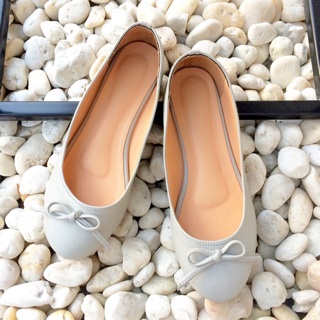 PATH BRAND Grey light blue ballet flats