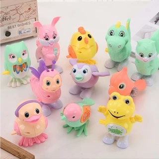 รวม ของเล่นไขลาน ไม่ต้องใช้ถ่าน ของเล่น เป็ดน้อยขี่รถ กดหัววิ่งได้ เป็ด scooter กบ ลูกเจี๊ยบ ไขลาน