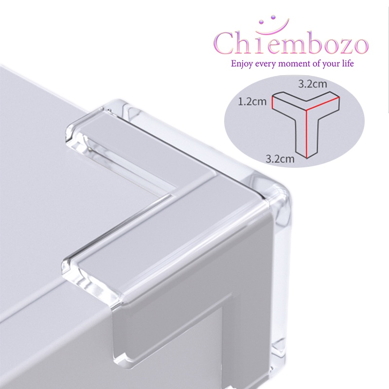 CEZ (4 ชิ้น/ชุด) ยางกันชนมุมโต๊ะ กาวรุ่นใหม่ สั่งผลิตพิเศษติดแน่นมาก ยางกันกระแทกสีใส มีความยืดหยุ่น