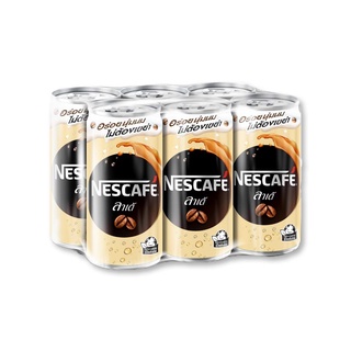 เนสกาแฟ ขนาด 180ml/กระป๋อง ยกแพ็ค 6กระป๋อง (สินค้ามีตัวเลือก) NESCAFE