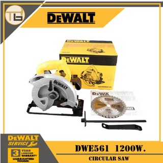 เครื่องเลื่อยวงเดือน 7" DEWALT รุ่น DWE561